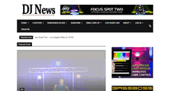 Desktop Screenshot of discjockeynews.com